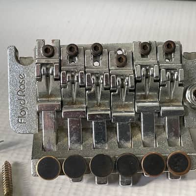 1980's Kramer Striker Guitars Chrome Floyd Rose II Licensed Tremolo Guitar Bridge image 4