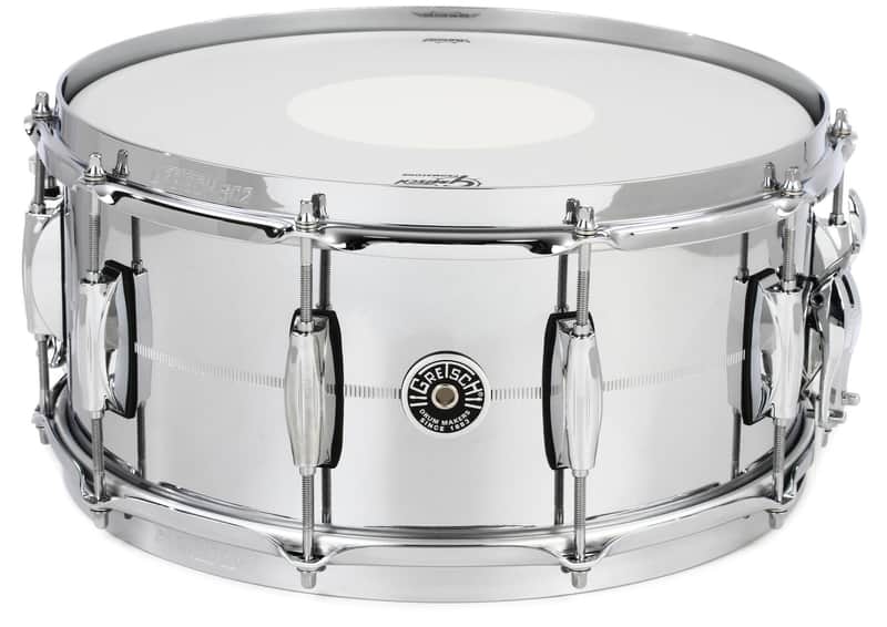 Gretsch GB4164S Brooklyn Chrome Over Steel 6.5x14