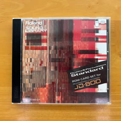 Roland SL-JD80-01 Drum & Percussion Standard ROM Card SET // JD-800 & 990