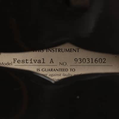Flatiron  Festival A Carved Top Mandolin (1993), ser. #93031602 image 12