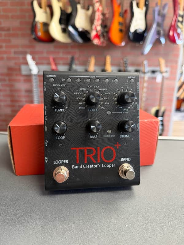 DigiTech TRIO Plus Band Creator + Looper 2010s - Black image 1
