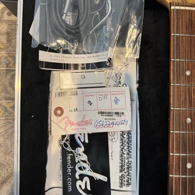 Fender American Deluxe Stratocaster with Rosewood Fretboard 2010 - Olympic Pearl with original case, papers, cords image 3