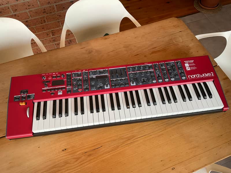 Nord Wave 2 61-Key 48-Voice Polyphonic Synthesizer 2013 - 2022 - Red image 1