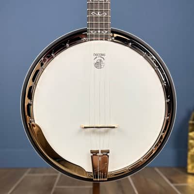 Custom Deering Rustic Wreath 5 String Banjo with Speed Finish Neck image 4