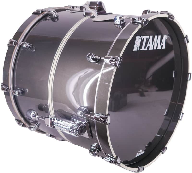 TAMA Starclassic Performer B/B Bass Drum 22" x 18" Gun Metal Stripe image 1