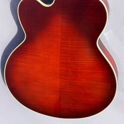 1994 Gibson LeGrand: Rare Dark  Wineburst Finish, Johnny Smith Successor, Highly Flamed, Best Buy! image 3