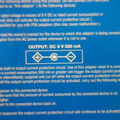 Boss PSA-230S Adaptor EU 230 volt version image 4