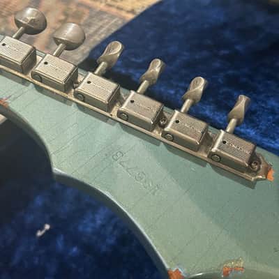 Vintage Epiphone Crestwood Custom 1964 Custom Color Pelham Blue Pacific Blue OHSC image 14
