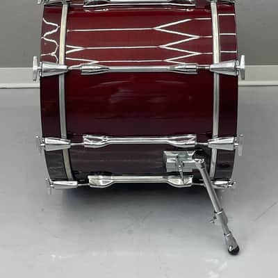 Yamaha Recording Custom 20x14 Bass Drum Cherry Made in japan image 2