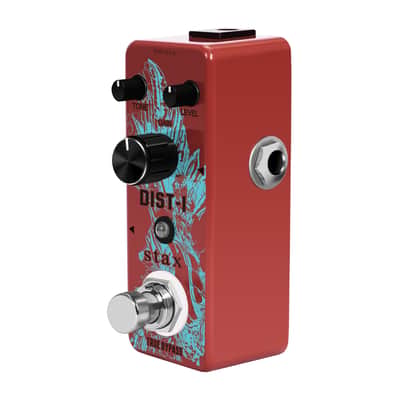 STAX LEF-301A DIST-I Distortion Pedal True Bypass Mini Metal Guitar Effect Stompbox--Shipped from Irvine Warehouse in California by USPS image 3