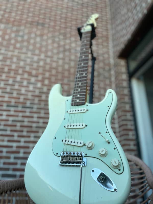 Fender Custom Stratocaster - Olympic white with matching headstock image 1