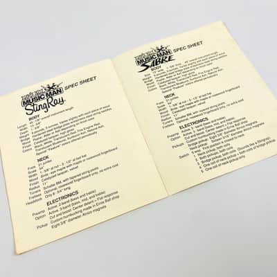 Ernie Ball Music Man Catalog — Morse, StingRay, Sabre, and the dawn of the 5-string. 1988 image 5