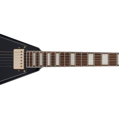 SPECIAL-ORDER! Jackson Signature KVXT Scott Ian King V - Black / Gold image 3
