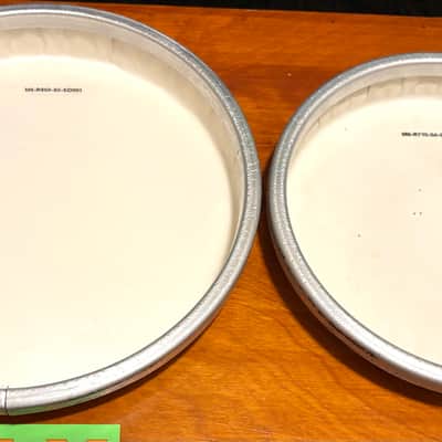 Remo skyndeep 7.15” and 8.5” bongo head set 20’s - Skyndeep image 2