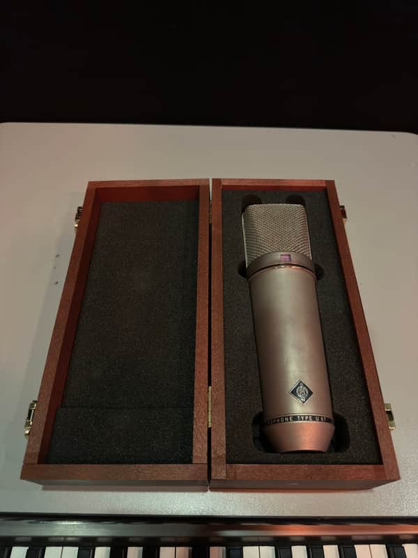 Vintage Neumann U 67 Large Diaphragm Multipattern Tube Condenser Microphone 1960s - Nickel image 1
