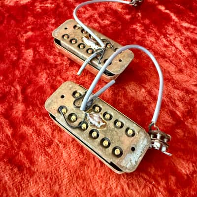 Gretsch Filtertron humbucker guitar pickups 1960’s - Gold original vintage USA 6122 6120 Chet Atkins country gentleman Nashville Viking jet falcon penguin imagen 2