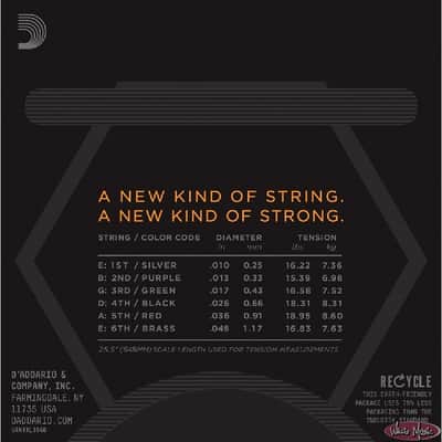 D'Addario NYXL1046 Light Electric Guitar Strings image 2