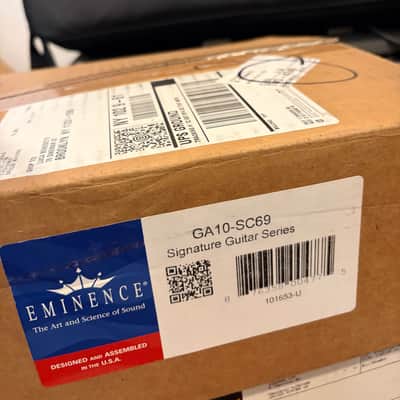 Eminence Alessandro GA10 SC-69 40watt 8ohm Guitar Speaker  2025 image 4