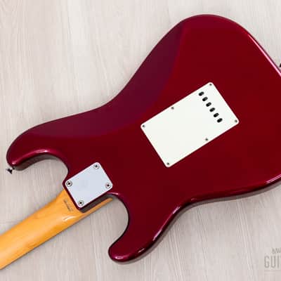 2008 Fender DiMarzio Collection Stratocaster '62 Vintage Reissue ST62-DMC Candy Apple Red, Japan CIJ image 15
