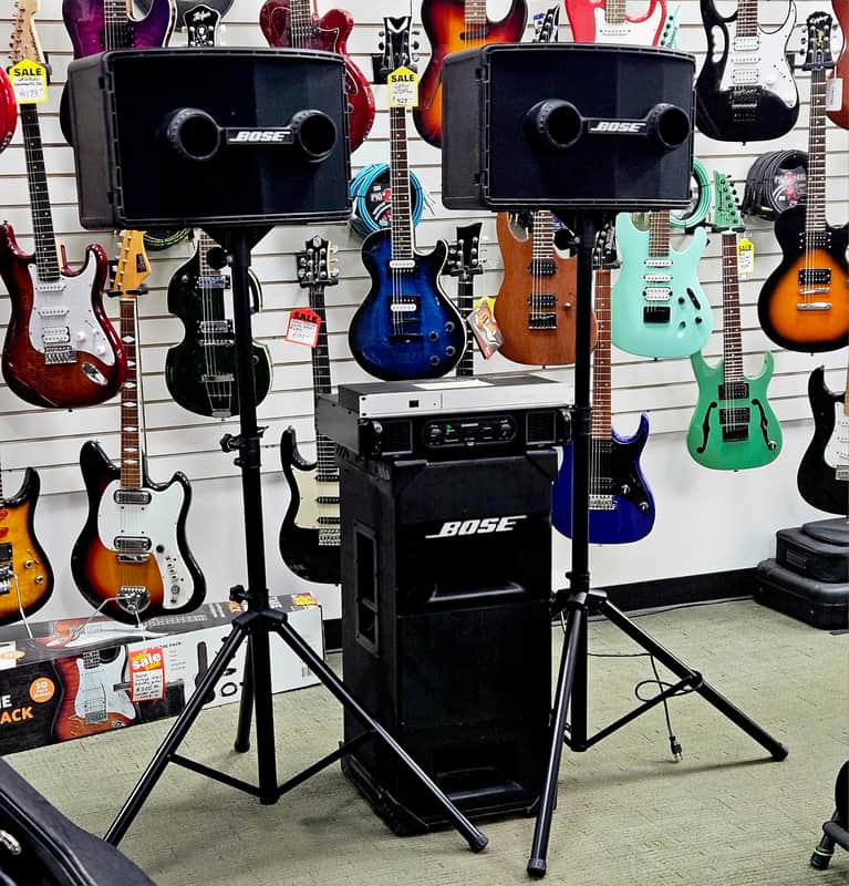 Bose Speaker System, 2 Spkrs, Stands, Bose 802cII Controller 2010s image 1