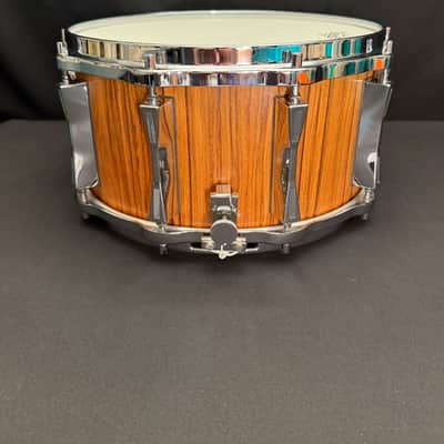 Sonor Lite LD547x Snare Drum 14" x 7,25" 1985 - Genuine Rosewood Veneer image 11