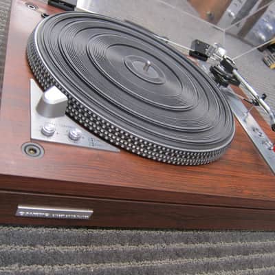 Rare Onkyo CP-700M Turntable Direct Drive turntable,Rosewood,Top Line,Manual Oper image 2