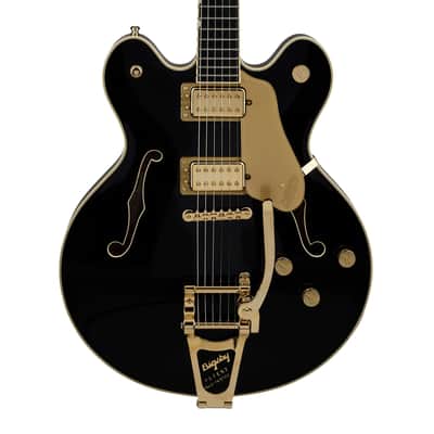 Gretsch Broadkaster LX Center Block w/ String-Thru Bigsby - Black image 1