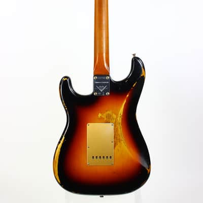 Fender Custom Shop LTD NAMM 59 Reissue Stratocaster Heavy Relic 2017 Roasted Neck 1959 Sunburst image 10