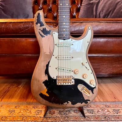 Constantin Guitars Strat Partscaster John Mayer Black1 Replica image 1