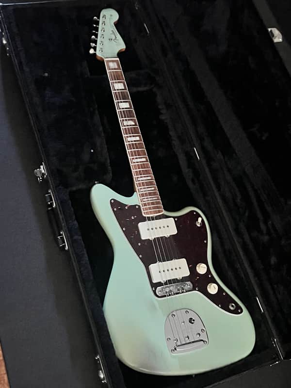 Fender Limited Edition 60th Anniversary Classic Jazzmaster with Matching Headstock Pau Ferro Fretboard 2018 - Mastery Bridge - Daphne Blue image 1