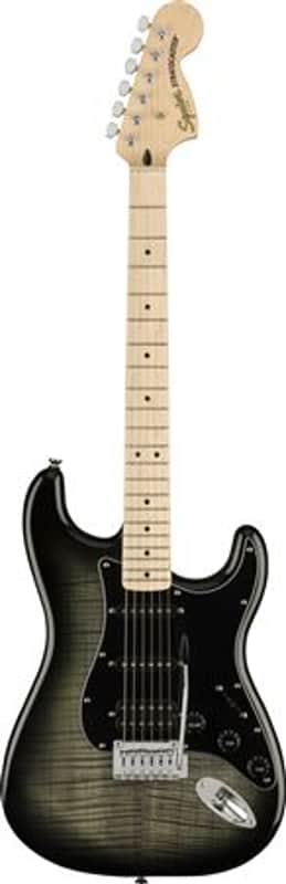 Squier Affinity Stratocaster FMT HSS Guitar Maple Neck Black Burst image 1
