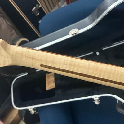 Fender Splattercaster Stratocaster 2003 Limited Edition Flame Neck OHSC image 11