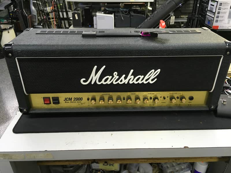 Marshall JCM 2000 DSL 100 Dual Super Lead 2-Channel 100-Watt Guitar Amp Head 2000s - Black image 1
