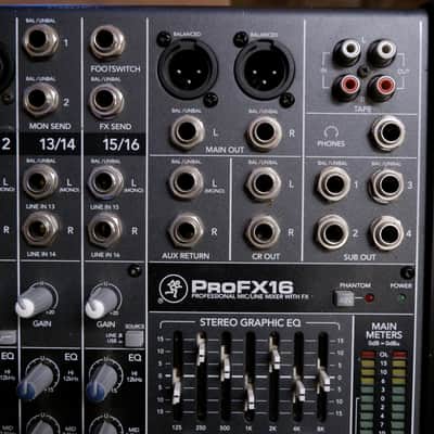 Mackie ProFX16 16-Channel Effects Mixer - Dark Gray image 3