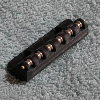 Original Roller Nut for Gretsch 5700 Palm Pedals Steel Slide Lap Guitar for DIY Builds Fits to width of fretboard spacing slightly wider than the little metal nut GeorgeBoards™ image 1