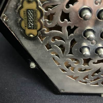 Wheatstone 48-Key Treble English Concertina ca. 1930 image 3