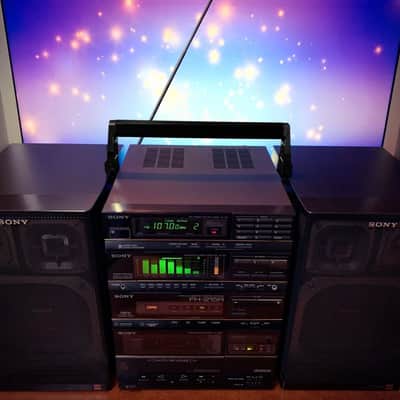 Sony FH-215R Rare Vintage Stereo Turntable & Cassette System Setup image 6