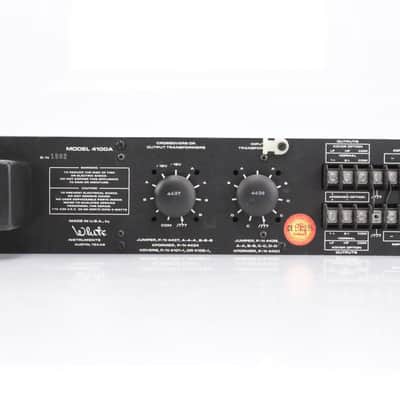White Instruments 4100A Stereo 10-Band Rackmountable Equalizer #43227 image 11