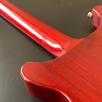 Greco TVB-650 Mahogany 30" Short Scale Used Electric Bass Guitar Made in Japan 1990s image 15