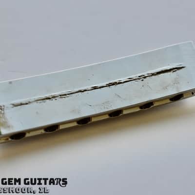 New! Gibson OEM Wraptail Tailpiece with Studs Nickel Finish fits Les Paul Special, Sg Special, Melody Maker Wrap Tail image 7