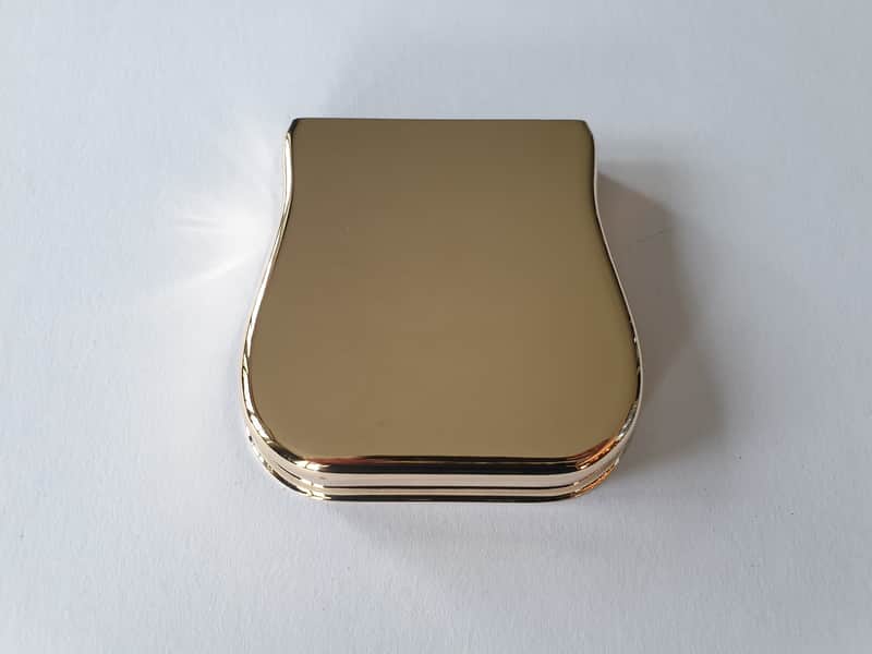 Telecaster guitar vintage 52 ashtray bridge cover gold fits fender