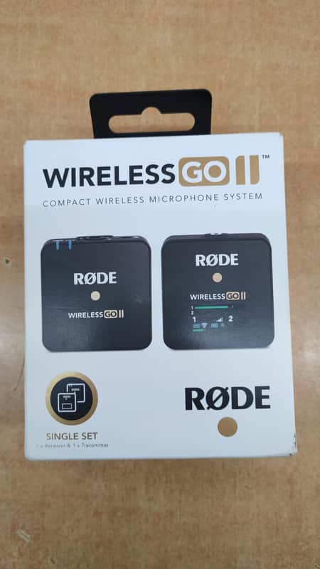 RODE Wireless GO II Compact Wireless Microphone System 2021 - Present - Black image 1