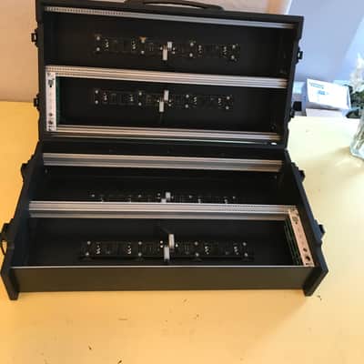 MDR Modular S-Petersburg Eurorack Modular Case 6U + 6U 104 hp with KOMA STROM power x2 2018 image 3