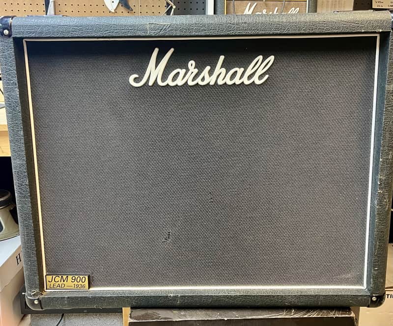 Marshall 1936 Lead 150-Watt 2x12" Guitar Speaker Cabinet 1981 - Present - Black image 1