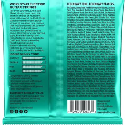 Ernie Ball Not Even Slinky Nickel Wound Electric Guitar Strings - 12-56 Gauge image 2