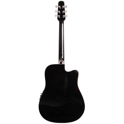 Lindo Left Handed Purple Swallow V1 Electro Acoustic Guitar Dreamcatcher Inlay + Padded Gigbag image 4