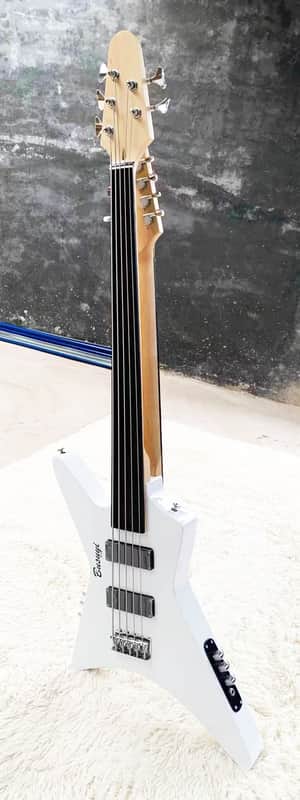 7 String Guitar/ 5 String Fretless Bass Busuyi Double- Sided Guitar image 1