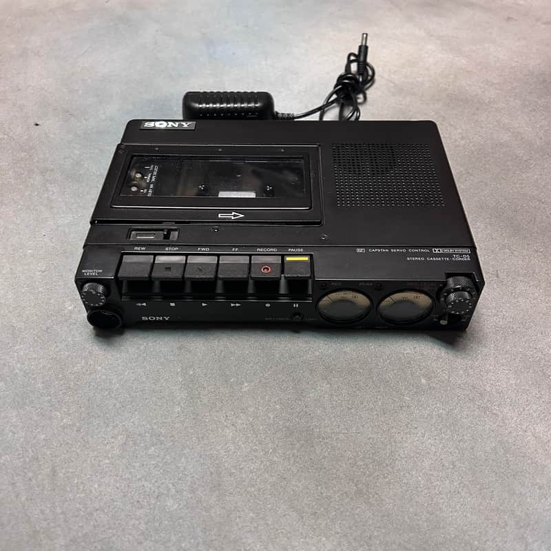 Sony TC-D5 Stereo Portable Cassete Recorder w/Power Supply image 1