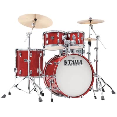 Tama 50th Limited Superstar Reissue 4-piece Shell Pack - Cherry Wine image 1