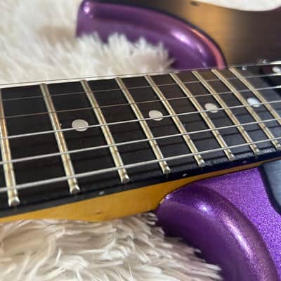 Metallic Purple Stratocaster - Custom Built - Black Hardware - Seymour Duncan Pickups - Blender Mod image 13